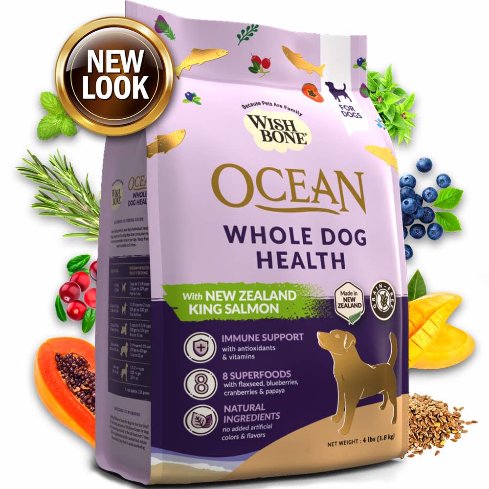 Wishbone Ocean New Zealand King Salmon Grain-Free Dry Dog Food