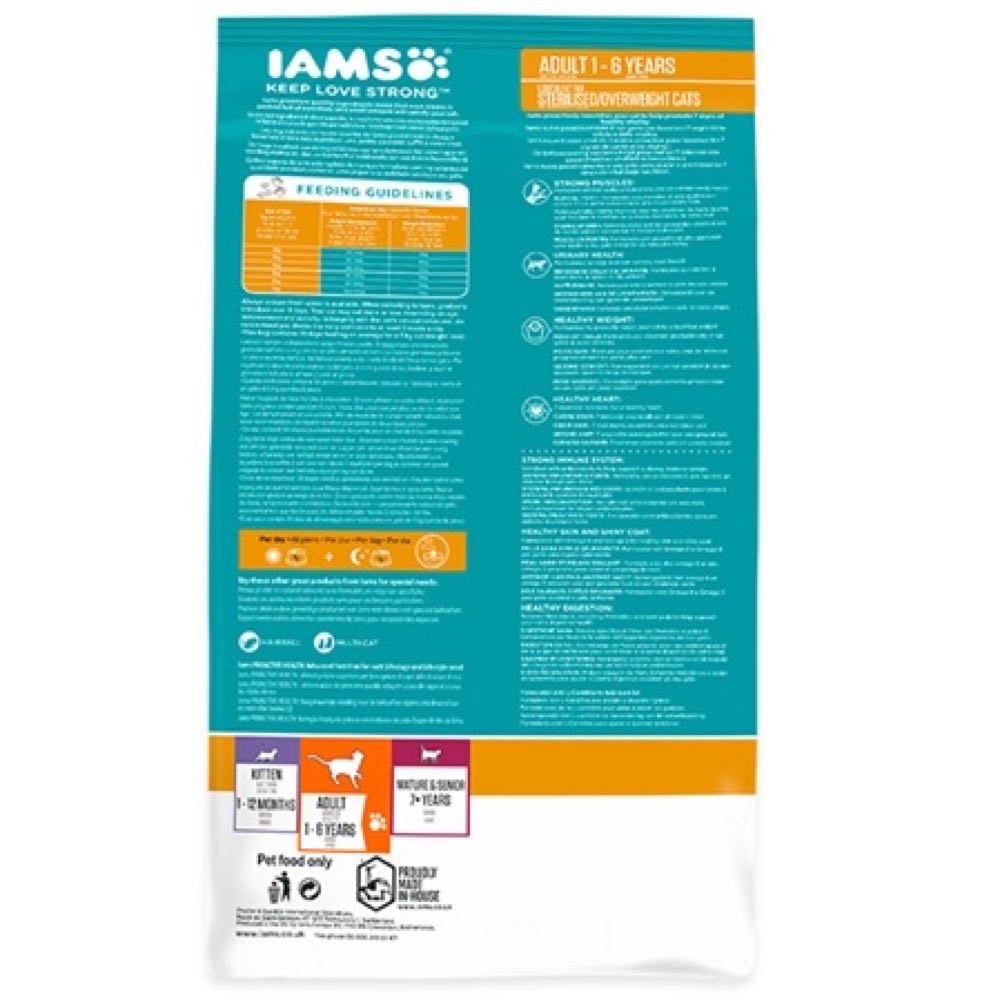 Iams ProActive Health Weight Control Roast Chicken Dry Cat Food