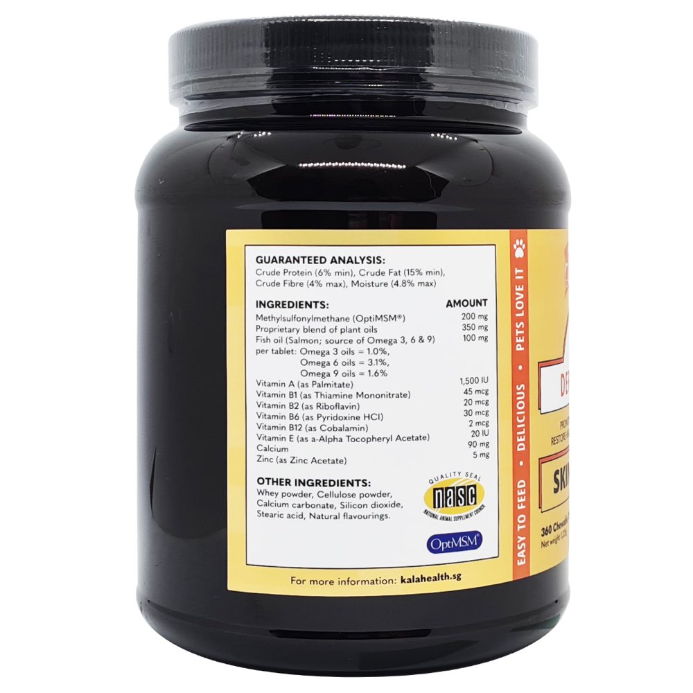 Kala Health Dermatrix For Dogs & Cats Healthy Skin & Shiny Coat Supplement