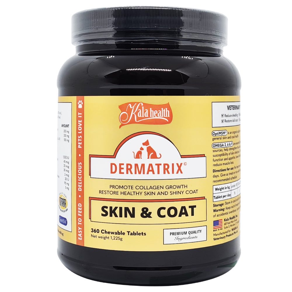 Kala Health Dermatrix For Dogs & Cats Healthy Skin & Shiny Coat - Kohepets