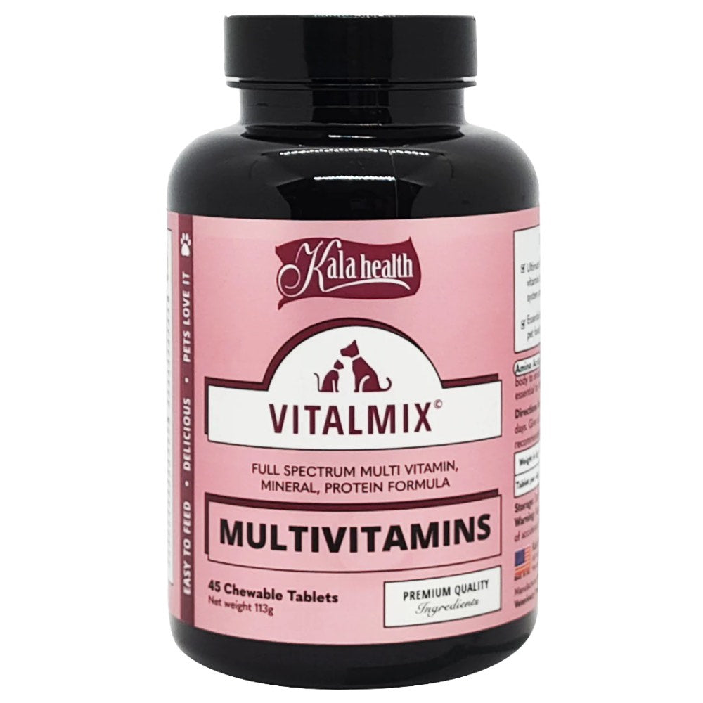 "Kala Health Vitalmix For Dogs And Cats Full Spectrum Multi Vitamin, Mineral, Protein Supplement"