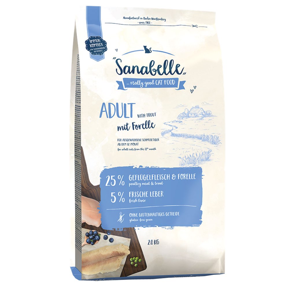'BUNDLE DEAL': Sanabelle Adult With Fine Trout Dry Cat Food