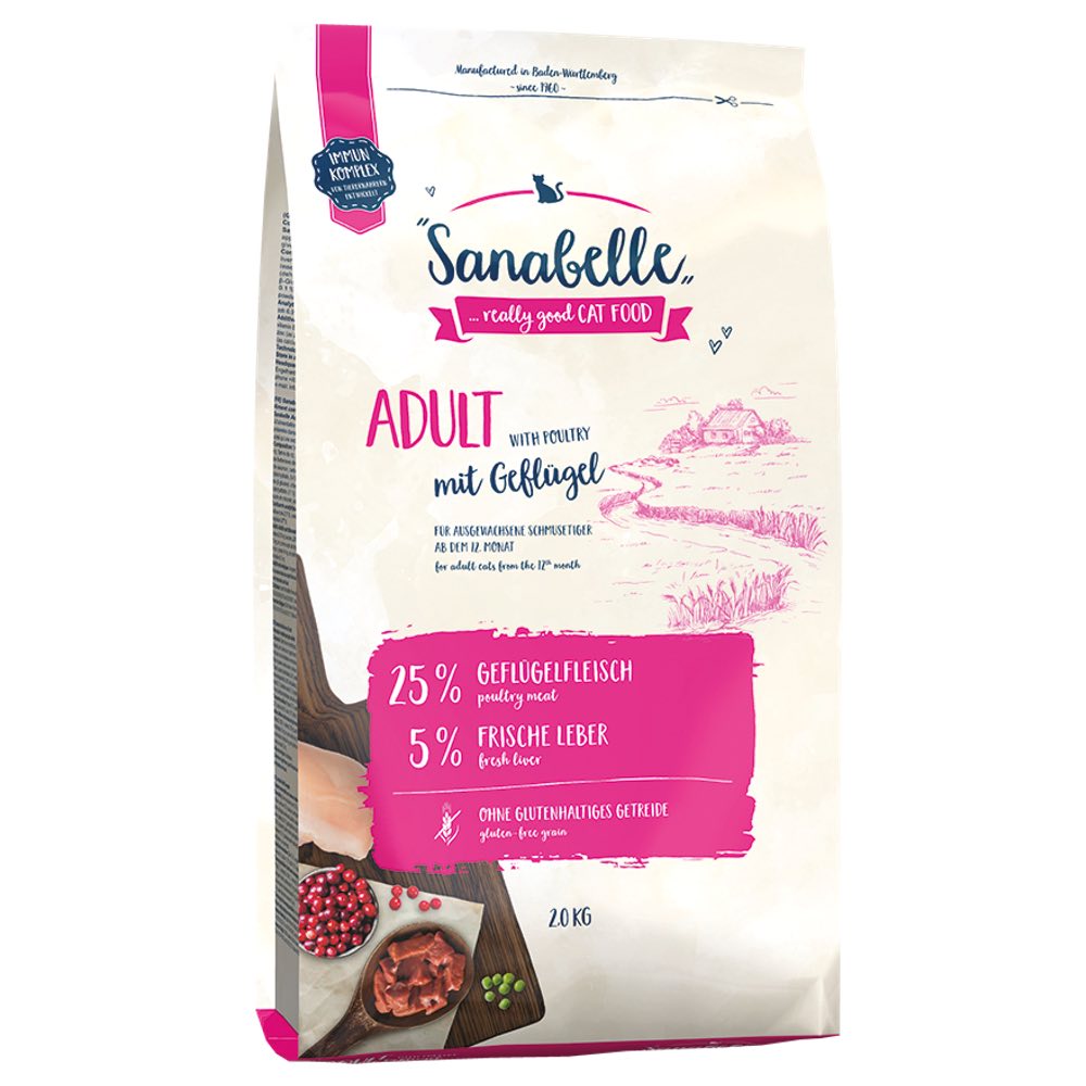 'BUNDLE DEAL': Sanabelle Adult With Fresh Poultry Dry Cat Food