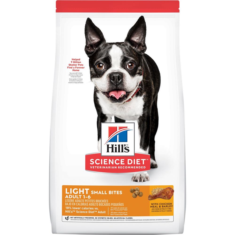 Science Diet Adult Light Small Bites Dry Dog Food 2kg