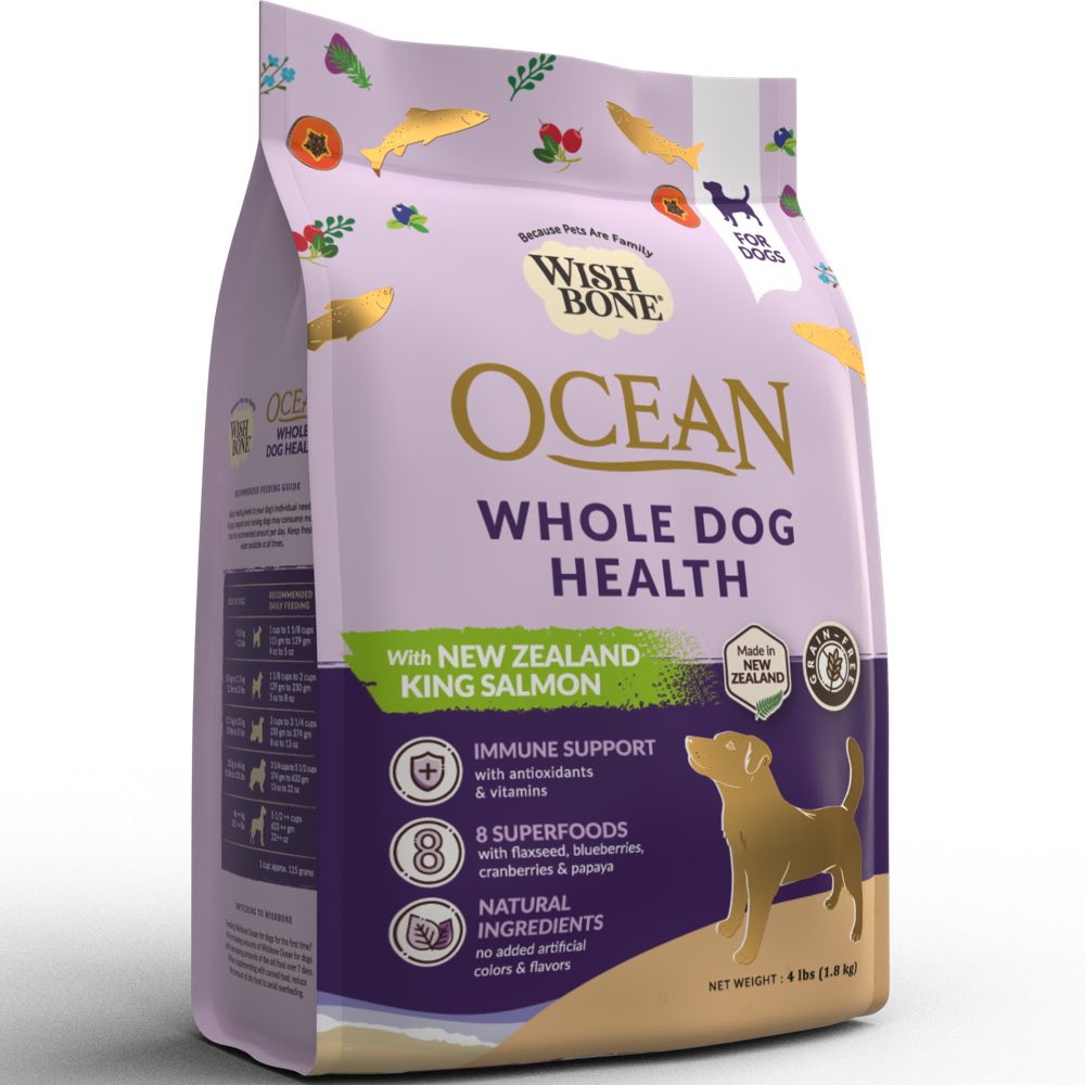 Wishbone Ocean New Zealand King Salmon Grain-Free Dry Dog Food